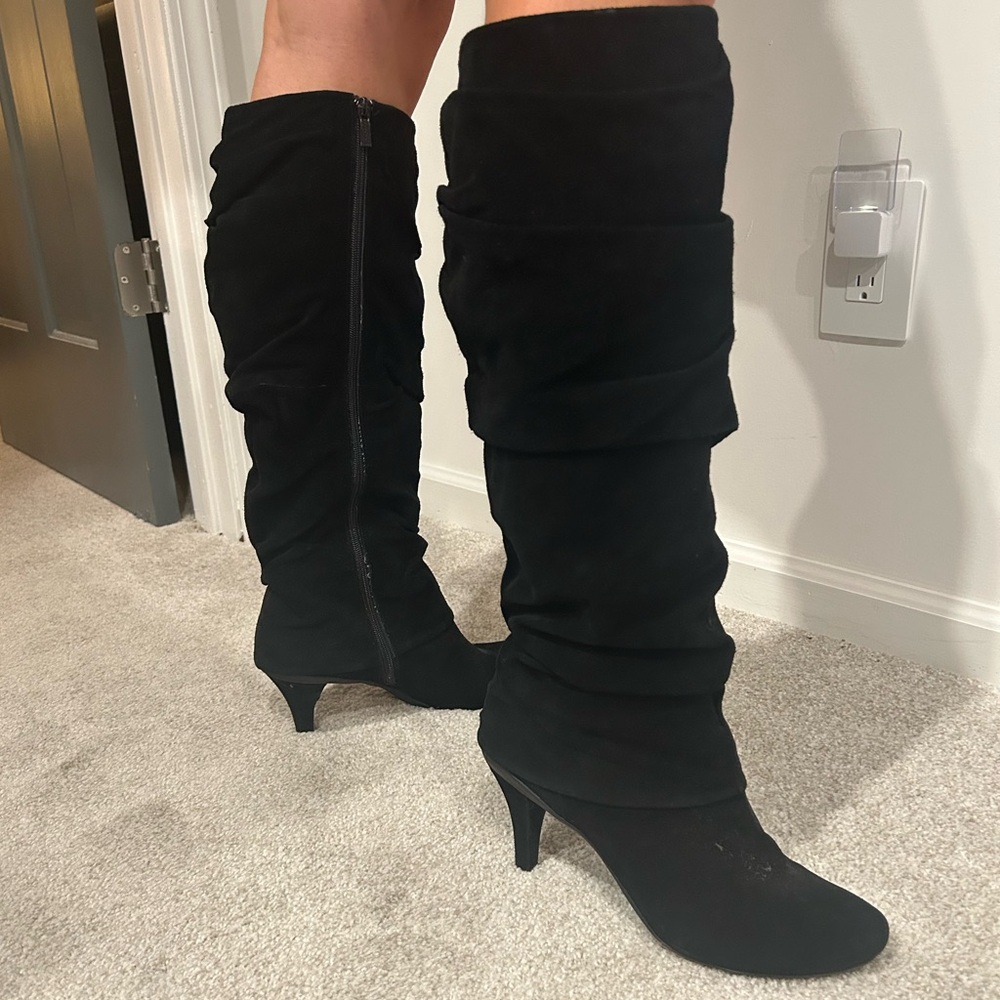 Kenneth Cole Black Women's Slouchy Boots